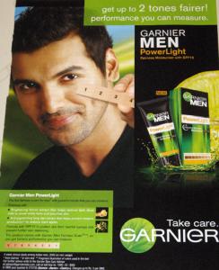 Indian fairness cream ad featuring John Abraham