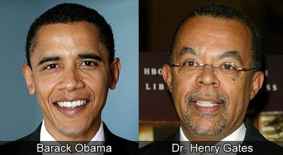 Barack Obama and Dr. Henry Louis Gates