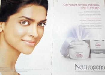 Indian fairness cream ad